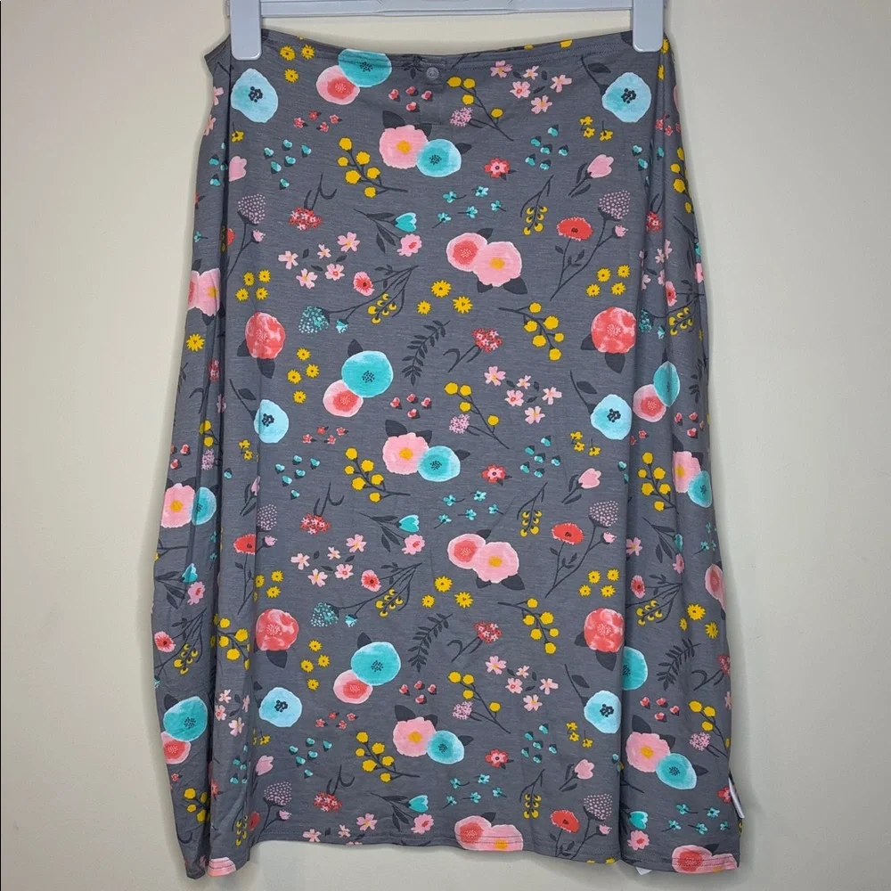 Go By Goldbug Floral Gray Nursing Cover For Baby Breastfeeding - Picture 4 of 7